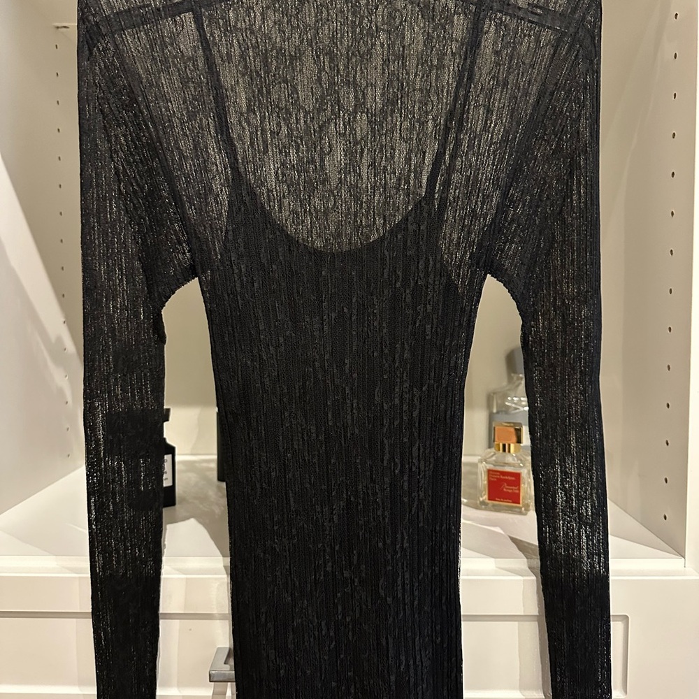 PINKO 2-Piece Knit & Sheer Top – XS